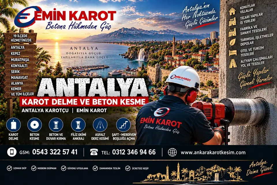 Antalya Karot Delme ve Kesme