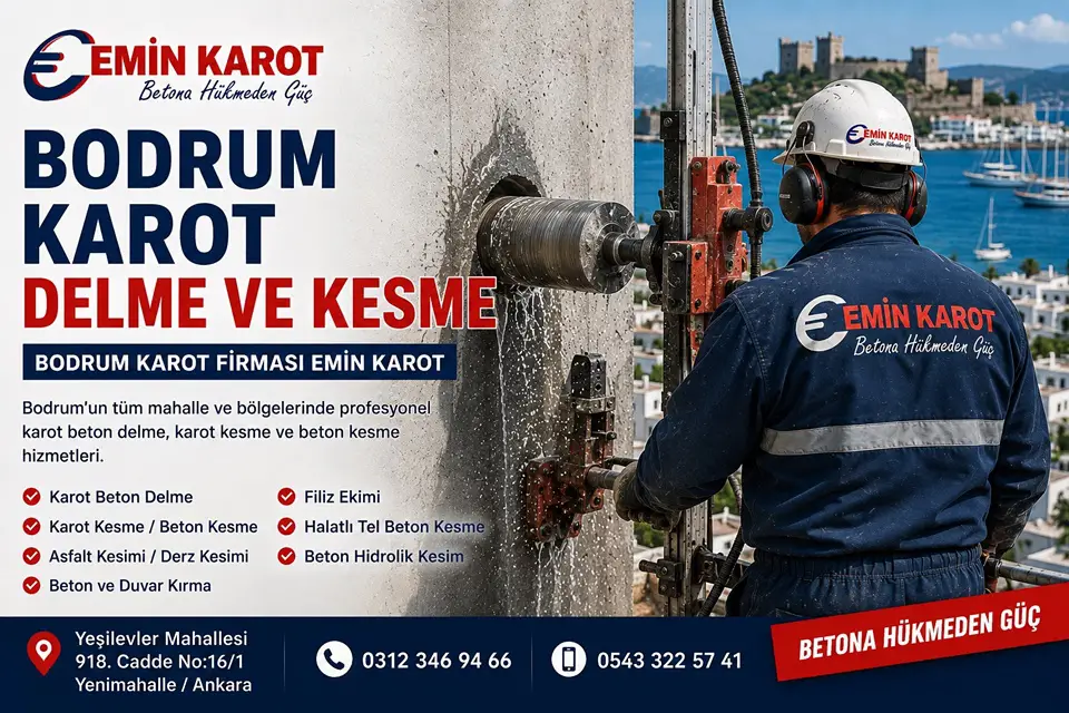 Bodrum Karot Delme ve Kesme